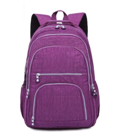 Nylon Waterproof Laptop Backpack / 13 colors