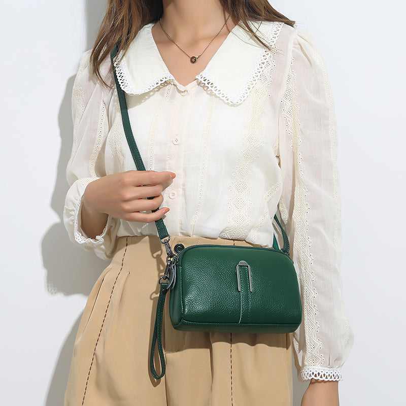 Leather Handbag / 5 colors