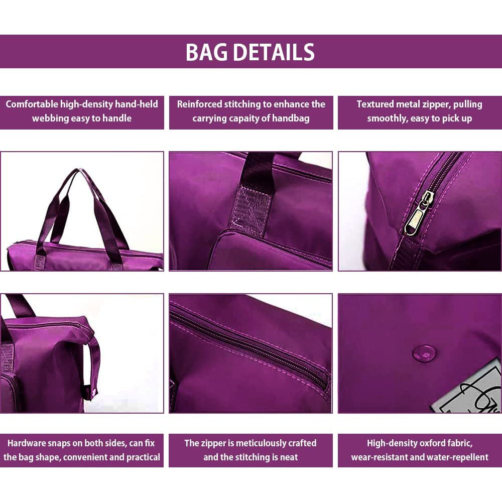 Foldable travel bag, waterproof, large bag, luggage, multi-functional | 4 colors